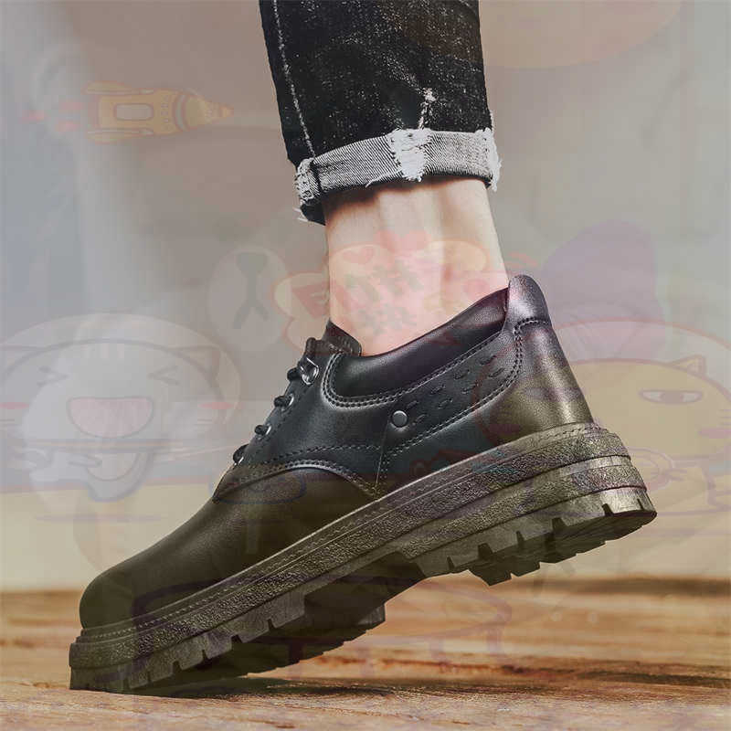 Streetwear Brand Vietnam - Dunkles Naturleder, modische Turnschuhe, Tennis-Herren-Turnschuhe, modische