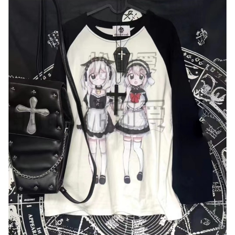 Streetwear Brand Y2K - Japanische Subkultur Süße Y2k Lange Hemd