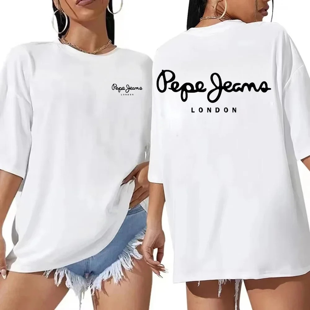 Streetwear Brand Y2K - Pepe 2026 Jeans London Damen-Logo-Kurzarm-T-Shirt Luxusmarke