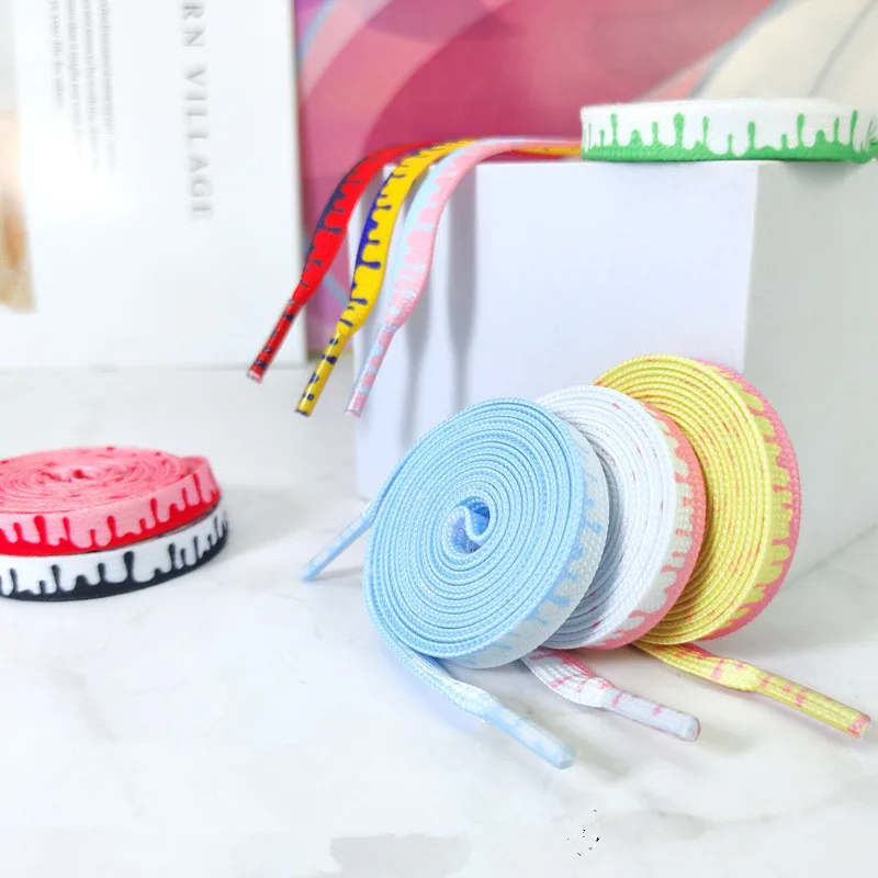 Mode Regenbogen Eis Schnürsenk – Travis Scott Lace Bewertung und Preis