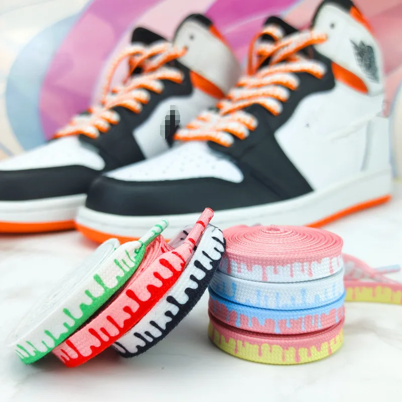 Mode Regenbogen Eis Schnürsenk – Travis Scott Lace Bewertung und Preis