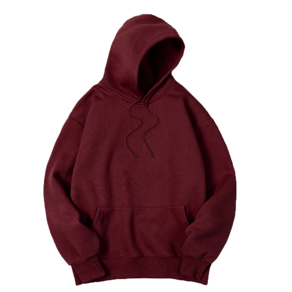 Herren Einfarbiger Kapuzenpull – Streetwear Brand Hoodie Bewertung und Preis