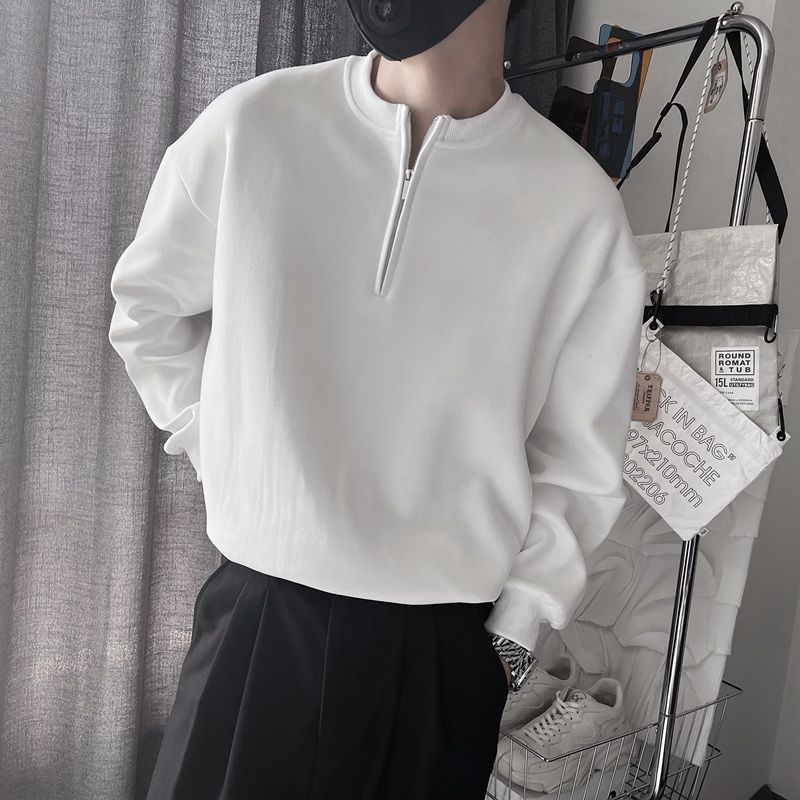 Herren Frühling Herbst Stehkra – Streetwear Brand Niche Bewertung und Preis