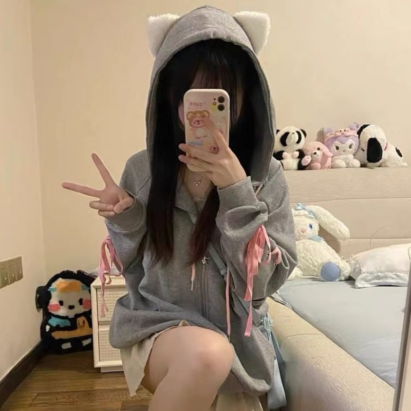 Y2k Damen Hoodie Jacke Süße sü – Streetwear Brand Y2K Bewertung und Preis