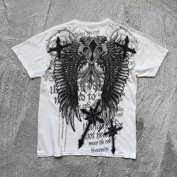 Y2K Gothic Wing Cross Klassisc – Streetwear Brand Y2K Bewertung und Preis